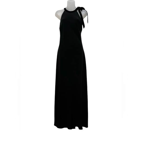 Lauren Ralph Lauren Dresses & Skirts - Lauren Ralph Lauren Black Formal Chiffon Halter Dress